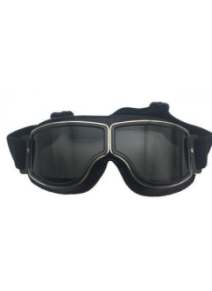 Gafa motorista retro tipo cafe racer ahumadas