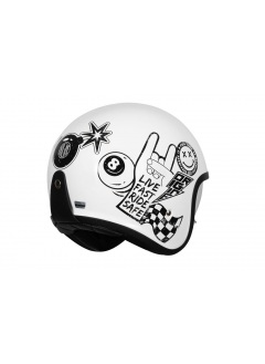 Casco Jet Origine Spirit Sticky Gloss White